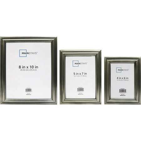 Shop by category Mainstays picture frame with glass have a front-loading format. Mainstays 8x10 Picture Frames, Set of 6 (2 Pack, Black) by Mainstays.. $ $ 30 FREE Shipping on eligible orders. More Buying Choices. $ (16 new offers) Product Features Mainstays 8x10 Picture Frames, Set of 6.