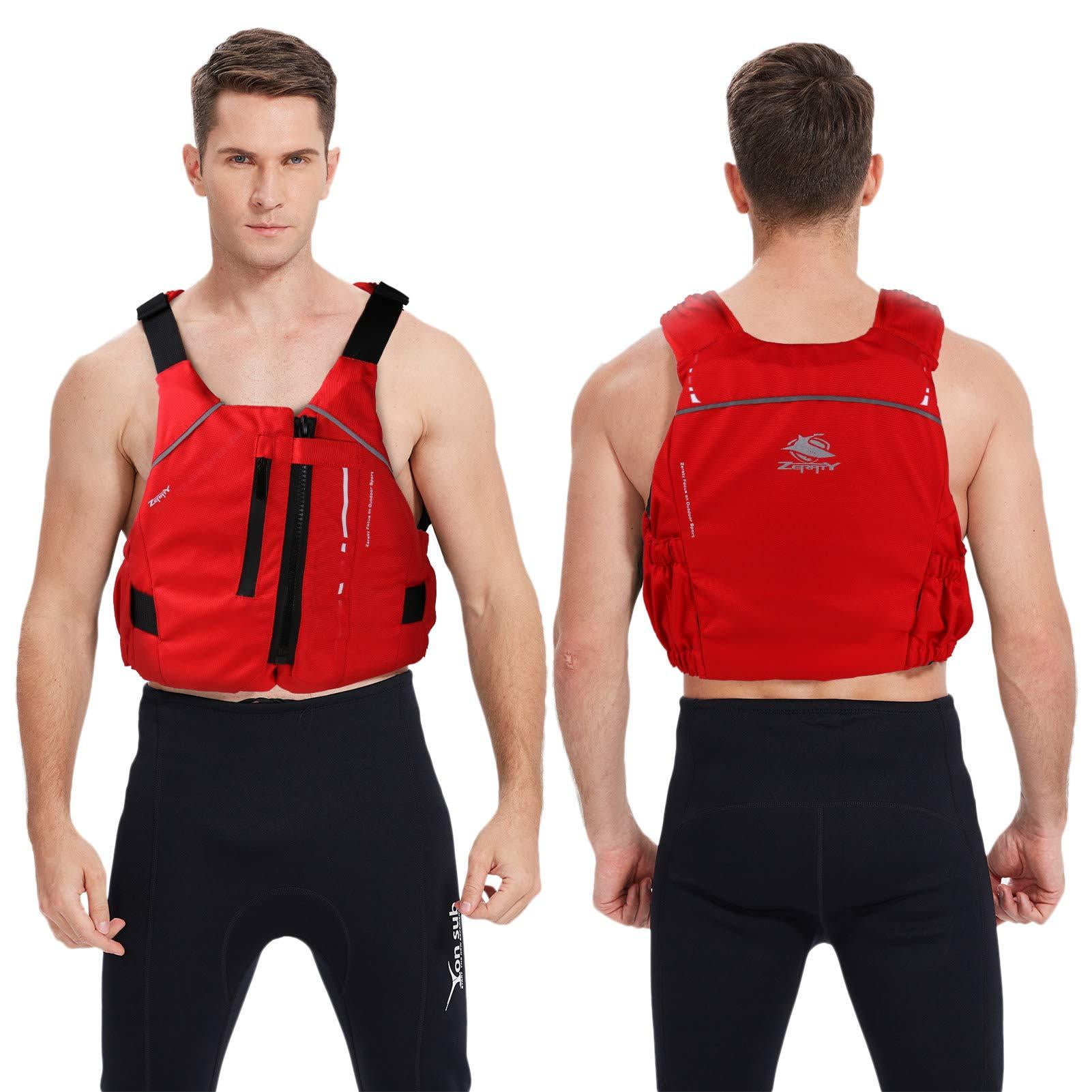 Zeraty Adult Life Vest, Swim Vest Buoyancy Aid Life Jacket for Swimming