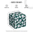 thumbnail image 3 of Goofa Daisies Flowers Tissue Box Cover PVC Leather Tissue Holder Square Facial Tissue Case Facial Paper Organizer Dispenser for Bathroom, Vanity Countertop, 3 of 8