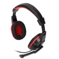 thumbnail image 2 of Auriculares para juegos Sincero A3 Sonido envolvente 3D Mega Bass Micrófono 360 grados Color Negro Rojo, 2 of 10