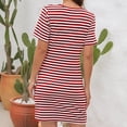 thumbnail image 4 of IROINNID Summer Dresses For Women Vacation Sexy Short-sleeved Round Neck Hollow Holiday Dress Cheap, 4 of 4