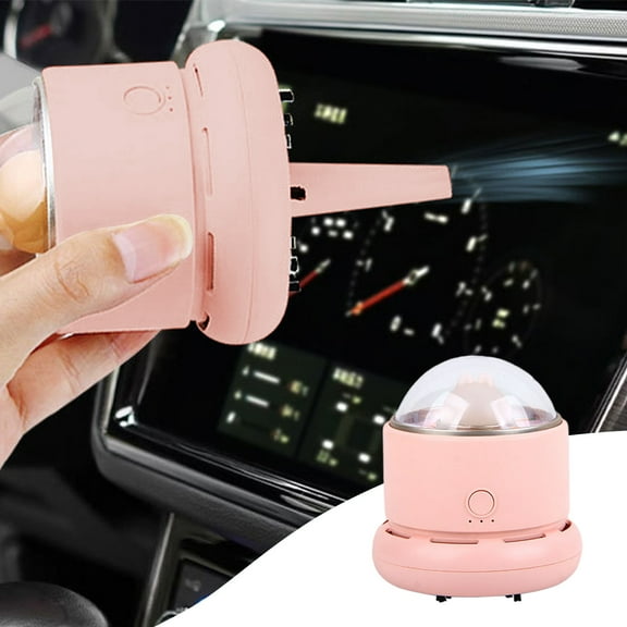 Skegnu 2 In 1 Small Vacuum Cleaner With Night Light，Cute Decorative Modeling Mini Desktop Vacuum Cleaner Desktop Vacuum For Cleaning In Dark Crumbs, Piano, Hairs, for Home and Office Cleaning