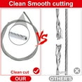 thumbnail image 4 of Cable Cutter  Wire Rope Cutter with Safety Lock  Bicycle Break Cutter Plier  Steel Wire Cutting Tool Cutting Up to 5/32 inch  for Decking Railing Fencing Bike Brake Cutter, 4 of 8