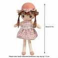 thumbnail image 2 of 1pcs Cake-Style Skirt Princess Plush Toy Dolls，Stuffed Toys for Couch, Living Room, Home Decor，Holiday Gifts, Friend Gifts，13.7 Inch (Pink), 2 of 5