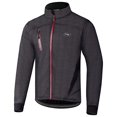 thumbnail image 2 of Lipport Mens Cycling Bike Jacket Winter Thermal Running Mountain Biking Jacket Windproof Breathable Reflective Softshell Coat(Black,L), 2 of 4