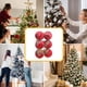 thumbnail image 5 of Juego de Bolas Navideñas Antiguas | Adorno Navideño Colgante para Árbol de Navidad | 6 Bolas Rojas de Pvc | Tamaño: 8 Cm | Acabados: Brillante, Mate y con Purpurina | Paquete de Regalo Navideño, 5 of 6