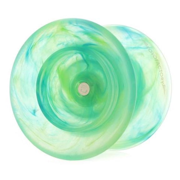 YoYoFactory Flight Offstring Yo-Yo (Blue Yellow Marble)
