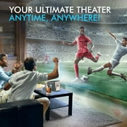 RCA 1080P Full HD Roku Smart Projector with Bluetooth and Multiple Aspect Ratios