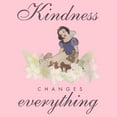 thumbnail image 2 of Girl's Snow White and the Seven Dwarfs Kindness Changes Everything Graphic Tee Light Pink Small, 2 of 4