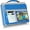 Blue, variant on Zipper Binder 3 Ring with Handle, 2 Inch O-Ring Document Organizer Middle School Binder with Zipper for Students, 5-Tab Expanding File Folder & 2 Mesh Pouches, DIY Clear Front Pocket, Pink