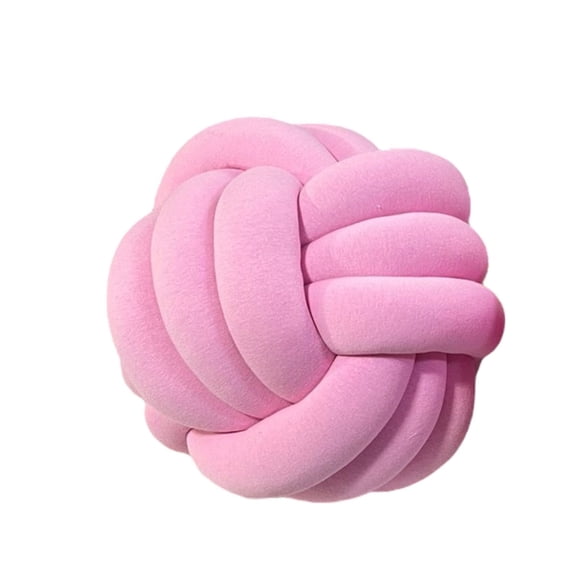 Cojín Nudo Bola Decoración Hogar Recamara Sala Color Rosa