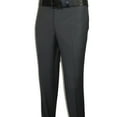 thumbnail image 4 of Men's MONO Turkey Slacks 100% Wool Plain Front Regular Fit 2501-06 Charcoal Gray, 4 of 10
