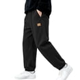 thumbnail image 2 of Joggers for Boys and Girls,Size 5-15 Soft Solid Color Sweatpants for Casual School with Elastic Waistband & Ankle Cuffs, 2 of 7
