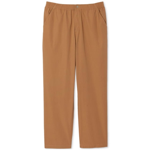 Lacoste Mens Relaxed Fit Casual Trouser Pants, Brown, XX-Large