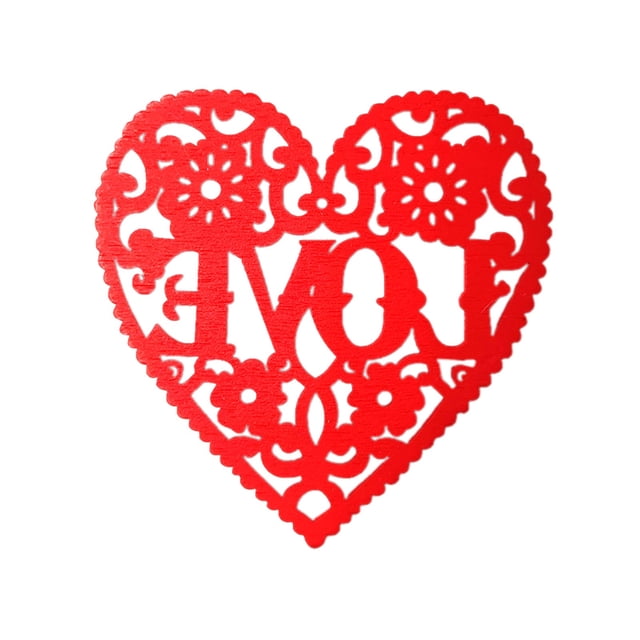 Regalos Del Día de San Valentín,Ornamento Colgante de Árbol de Recuerdo de Máscara en Forma de Corazón de 10Pcs,Decoración de Madera para Parejas Familiares,Conjunto de Decoración de Fiesta de Anivers