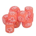 thumbnail image 1 of Finger Guessing , Luminous Rock Scissors Paper  Set, 10pcs, with Glow in the Dark Properties, for Board Game, 1 of 7