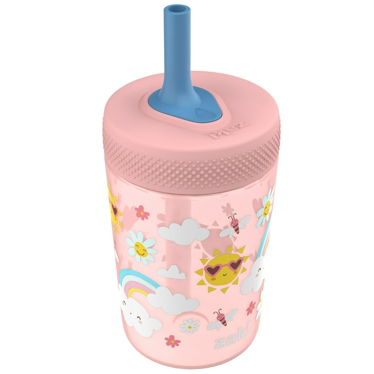 Zak Designs Kids Tumbler 12oz Durable Easy to Hold Sunshine and