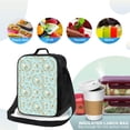 thumbnail image 3 of Bingfone Cute Honeybees Reusable Insulated Lunch Bag Cooler for Work School Picnic or Travel, 3 of 7