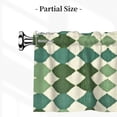 thumbnail image 5 of Drapery Wear Rod Short Curtain 54x18in Filter With Light Feature For Easy Installation Rod Free For Bedroom Kitchen Bathroom\r\n Lightseagreen Colorful Houndstooth_2, 5 of 7
