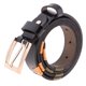 thumbnail image 2 of Cinturón Ajustable de Mujer Cuero PU Accesorio de Ropas Vestidos de Chica Señora Color Negro Salvador Cinturones de cuero fino para mujeres, 2 of 10