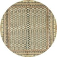 thumbnail image 1 of Ahgly Company Indoor Round Abstract Brown Abstract Area Rugs, 5' Round, 1 of 6
