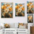thumbnail image 4 of Designart "Geometrically Broken Buttercups" Buttercups Picture Framed Canvas Wall Art, 4 of 5
