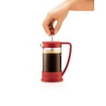 thumbnail image 4 of Cafetera Bodum Brazil French Press, 1 litro, borosilicato rojo, 4 of 5