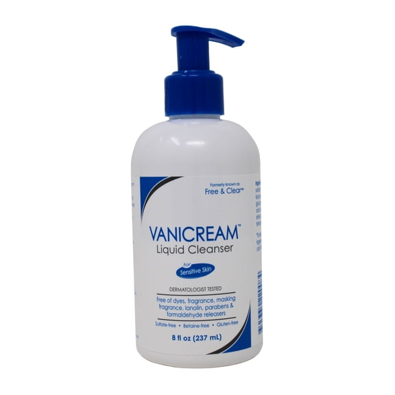 Vanicream Free and Clear Liquid Cleanser 8 Oz
