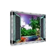 thumbnail image 2 of Leo Kelly 'Tropical Window to Paradise I' Outdoor All-Weather Wall Decor, 2 of 3