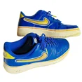 thumbnail image 2 of Ni - ke Ni - ke Air Force 1 Low Mens 10 NBA Warriors Golden State Blue Holo. Sneakers Shoes, 2 of 5