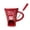Watermelon Red*3PC,5.1x4.7x4.7 Inch, variant on Chocolate Melting Cup,3PC Ceramic Chocolate Fondue Mug,Personal Chocolate & Cheese Melt Mugs,Heat Resistant Ceramic Fondue Tumbler,Mini Tea Light Fondue Pot for Date Night,Birthday,Dessert Dips