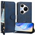 thumbnail image 1 of FOXDOCK Funda Tipo Cartera para Xiaomi Poco M6 Plus Cuero PU con Cremallera y Correa de Muñeca, Ranuras para Tarjetas, Soporte Plegable, Cierre Magnético, 1 of 5