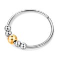 thumbnail image 2 of Ladies Anxiety Ring Rattles Copper Decompression Ring Fidget Bead Ring, 2 of 2