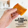 thumbnail image 2 of MEDca Wooden Beard Comb Set Head Hair & Mustaches Men's Grooming Kit, 2 of 9