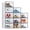 Black, variant on EDX 12-Pack Stackable Clear Shoe Box Organizer, Plastic Storage Bins for Closet Hallway & Bedroom, Ventilated & Stackable Shoe Storage Container Set Holds Shoes up to US Size 11, White