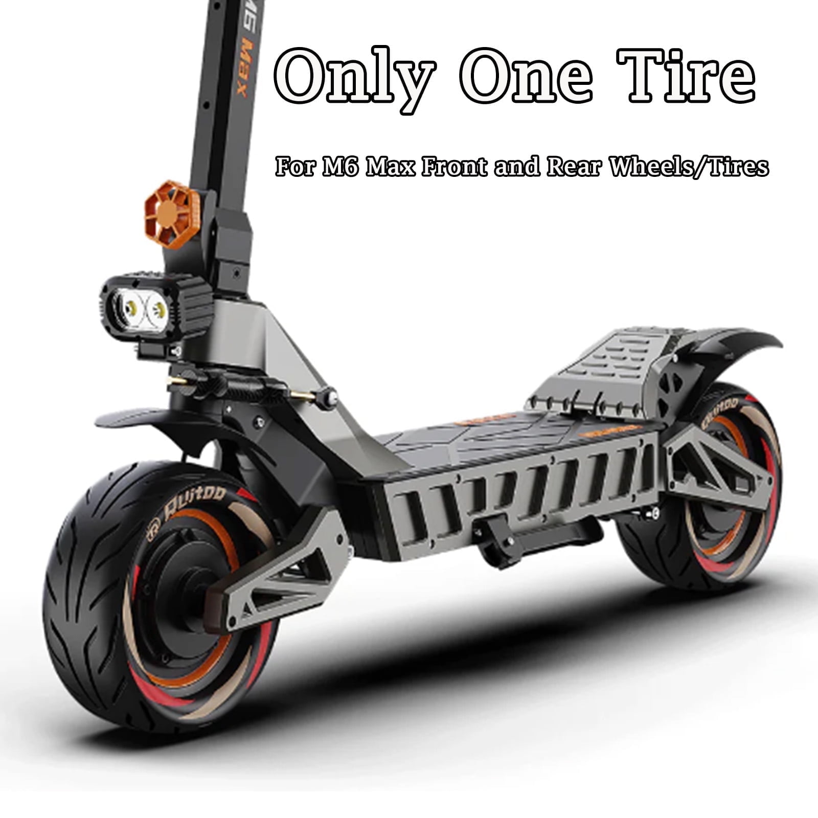 M6 Max E-Scooters Tire, 11" Off-Road Pneumatic Tire for Universal Scooter Front /Rear Tire,105/65-6.5