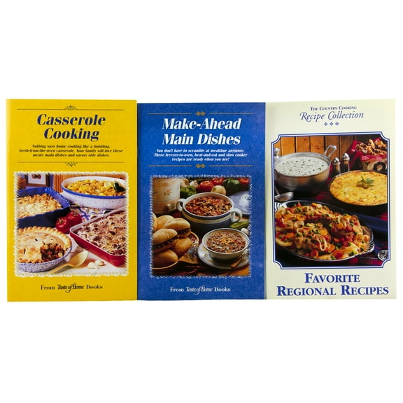 3 Cookbook Collection Casserole, Regional Recipes & Main Dishes