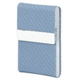thumbnail image 2 of Business Card Case Business Card Organizer Business Card Storage Box Fashionable  Case PU Leather Business Card Storage Box Case Holder Organizer GiftsWeave Pattern Blue, 2 of 8