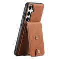 thumbnail image 2 of Dteck for MagSafe Wallet, 2 in 1 Detachable Back Phone Case for Samsung Galaxy S23, Durable PU Leather Wallet Case Cover Kickstand for Galaxy S23 Plus,Brown, 2 of 6
