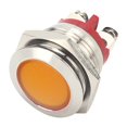 thumbnail image 4 of Indicador LED de 0,6 pulgadas Luz de señal brillante Base ignífuga IP66 impermeable Universal (amarillo), 4 of 10