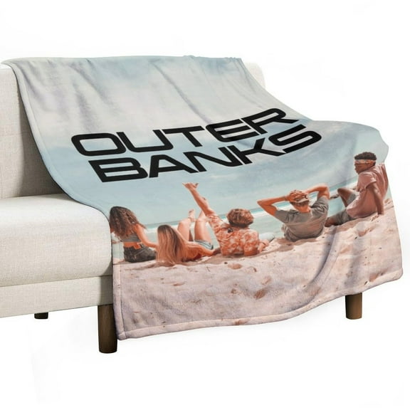 Outer Banks TV Series Luxury Flannel Blanket - Super Soft Anti-Static Plush Warm Blanket for Sofa Bed - Extra Large Cozy Blanket for Men and Women, Home Decor Gift.