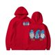 thumbnail image 5 of WILLBEST Sudaderas de Mujer, Sudaderas con Capucha de Manga Larga con Cordón Ajustable, Estampados, Tallas Grandes, Tops de Otoño Chica​​, 5 of 8