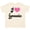 Natural, variant on Inktastic I Love Gymnastics Girls Toddler T-Shirt