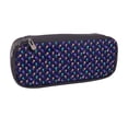 thumbnail image 2 of Lsque Sea Jellyfish Printed Big Capacity PU Leather Pencil Case Large Pencil Pouch Stationery Pen Bag Pencil Holder for Teen, 2 of 6