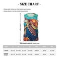 thumbnail image 4 of Rocae Sea Turtle in Coral for Men's Basketball Jersey Lightweight and Breathable Athletic Tank Top,Quick-Drying Sports Jersey 4X-Large, 4 of 9