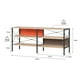 thumbnail image 5 of Estantería ancha metálico de madera MU:4LIFE Estante librero multiuso 140 cm 40 cm 60 cm, 5 of 5