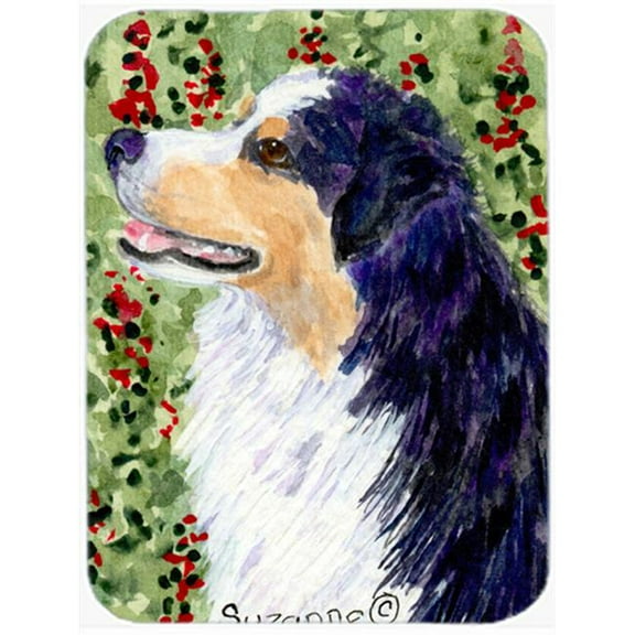 Carolines Treasures SS8845LCB Australian Shepherd Glass Cutting Board Large, 12H x 16W, multicolor