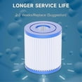 thumbnail image 1 of 8 Pack Pool Filter H for 29007E Type H Pool Filter , 330 GPH Filter Pump Above Ground Pool Filters, 1 of 4