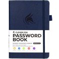 thumbnail image 1 of Libro de contraseñas Clever Fox con pestañas (Azul Oscuro), 1 of 1