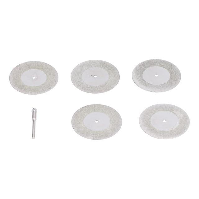 5 discos de corte de diamante recubiertos, herramientas rotativas para pulido y amolado de 50 mm.